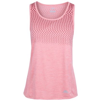 Womens Active Tank Top Tp75 Lopu in PINK SHELL, Front view on mannequin