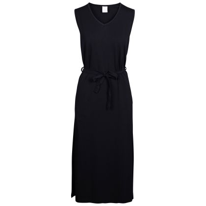 Trespass Womens Casual Dress Loretta in Black, Front view on mannequin