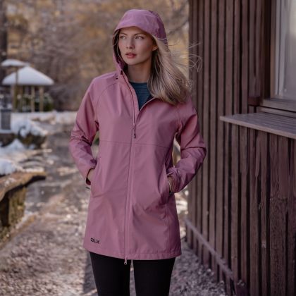 Womens DLX Waterproof Jacket Lucille, Front view on mannequin