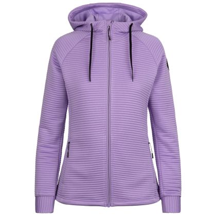 Womens Hooded Top Lynsky in Gelsomino Marl, Front view on mannequin