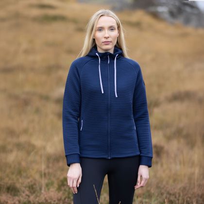 Womens Hooded Top Lynsky In Navy Marl
