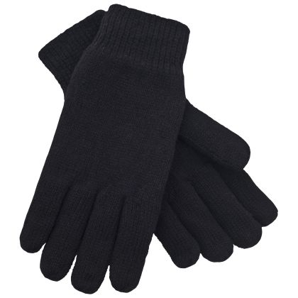 Trespass Adults' Knitted Gloves in Black Bargo