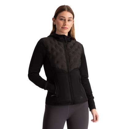 Trespass Women's Active Hybrid Jacket Marney in BLACK