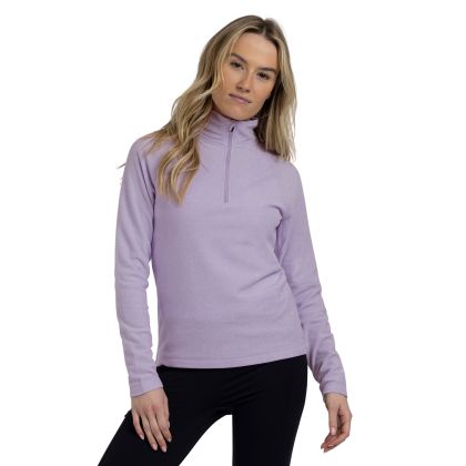 Womens Fleece Meadows In Gelsomino, Front view on mannequin