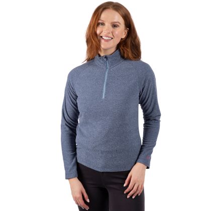 Meadows Women's Fleece in Navy, Front view on mannequin