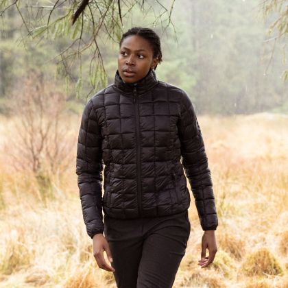 DLX Womens Eco Range Jacket in Black Melina