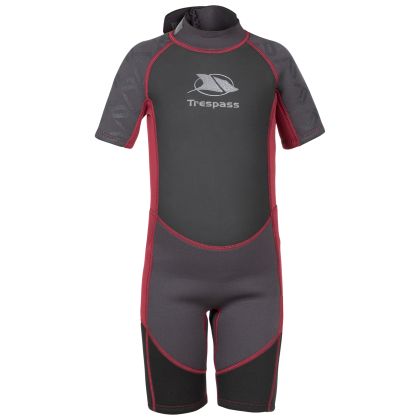 Trespass Kids Black 3mm Short Length Wetsuit Milo