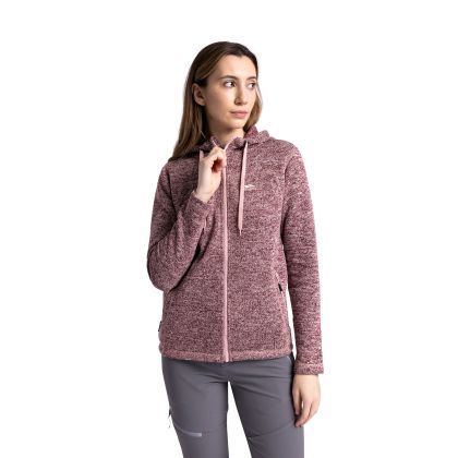 Trespass Women's Fleece Jacket Odelia in Rose Tone
