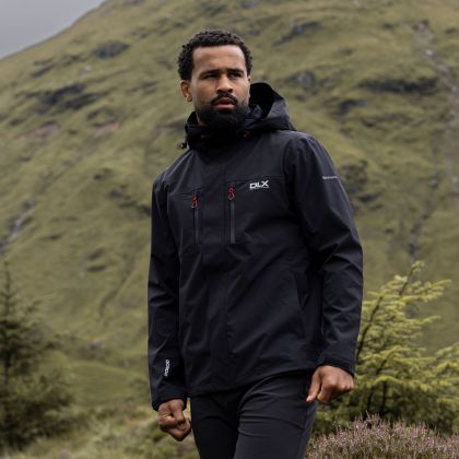 DLX Mens Waterproof Jacket - BLK Oswalt