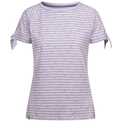 Penelope Womens Printed T-Shirt in Gelsomino Stripe Bee Print