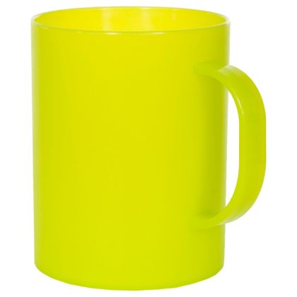 Trespass Plastic 400ml Cup POUR in Neon Green