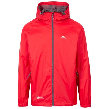 Unisex Packaway Jacket  Qikpac in RED