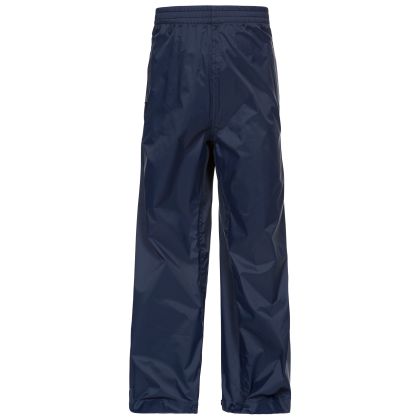 Trespass Kids Waterproof Trousers Qikpac in Navy