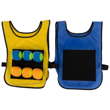 Kids Dodgeball Game Quickdodge in Blue and Yellow, Packed view