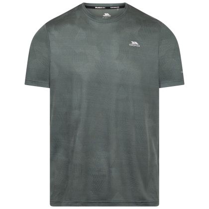 Mens Active Top Rawsmith in Green Willow, Front view on mannequin