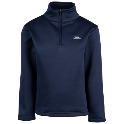 Kids At100 Fleece Remetto in NAVY, Front view on mannequin