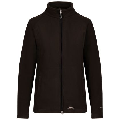 Womens Fleece At100 Renato in Black, Front view on mannequin