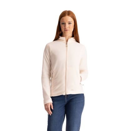Womens Fleece At100 Renato in CREAM BLUSH, Front view on mannequin