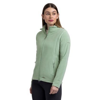 Womens Fleece At100 Renato In Light Sage, Front view on mannequin