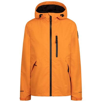 Womens Waterproof Jacket Robina in Amberglow, Front view on mannequin