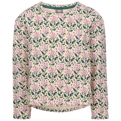 Trespass Girls Casual Top Rosslyn in Cream, Front view on mannequin