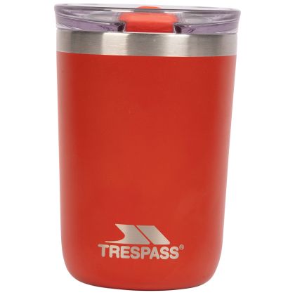 350Ml Stainless Steel Cup With Lid Rounder In Red