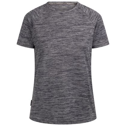 Womens Duoskin Active Top Selinne in NAVY MARL, Front view on mannequin