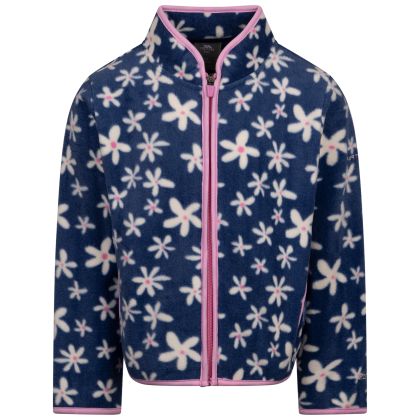 Girls Fleece Sibyilla in Bluetone, Front view on mannequin