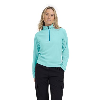 Trespass Womens 1/2 Fleece Skylar in Light Blue