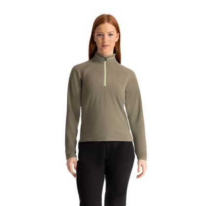 Womens Fleece At100 Skylar in HERB, Front view on mannequin