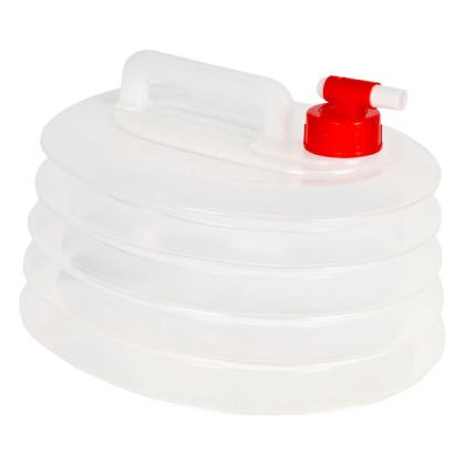 Trespass 8 Litre Collapsible Camping Water Carrier in White