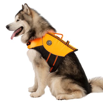 Trespaws Bouyancy Aid Surfdog - HIGH VIS XL, Front view on mannequin
