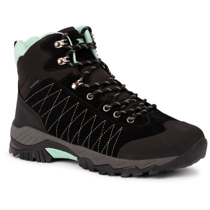 Torri Women's Waterproof Walking Boots, Angled view of footwear