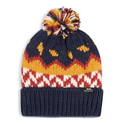 Trespass Kids' Knitted Hat Twiglet in Navy 