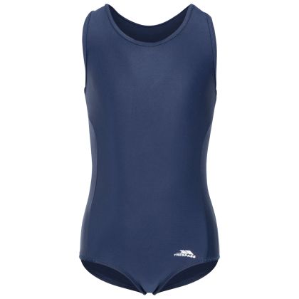 Trespass Kids Swimming Costume in Navy Wakely
