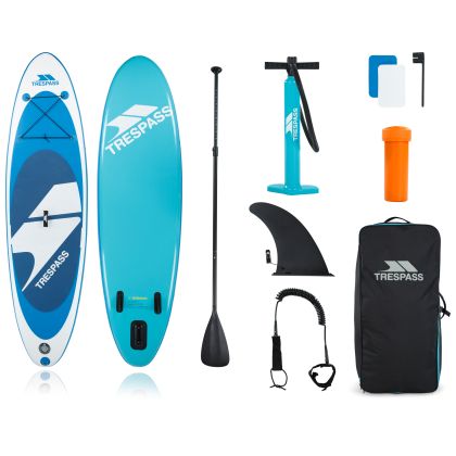 Trespass Inflatable Stand Up 10ft Paddle Board in Blue WOT5SUP