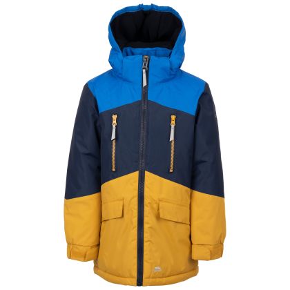 Trespass Kids Waterproof Jacket Westere in Honeybee Navy