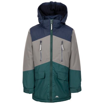 Trespass Kids Waterproof Jacket Westere in Pine Platinum