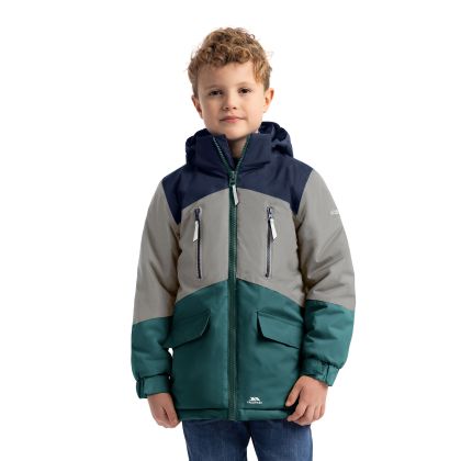 Trespass Kids Waterproof Jacket Westere in Pine Platinum