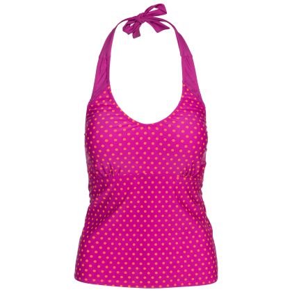 Trespass Winona Womens Halterneck Tankini Top in Purple
