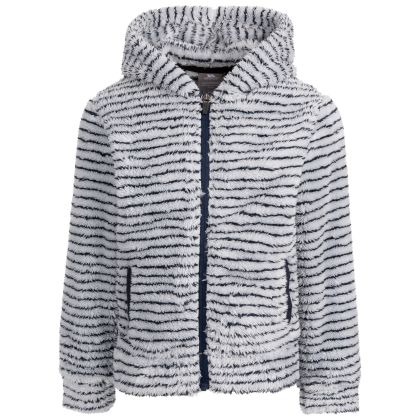 Kids Fleece Jacket At300 Wonderful in NAVY, Front view on mannequin
