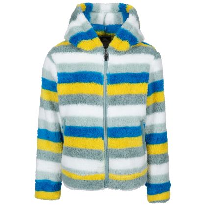 Kids Fleece Jacket At300 Wonderful in TEAL MIST, Front view on mannequin