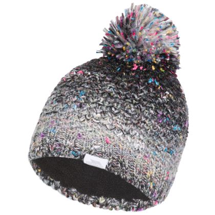 Zabella Adults Knitted Beanie, Hat at angled view