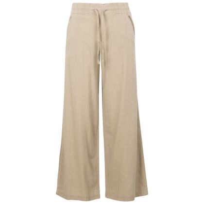 Trespass Women's Casual Trousers Zinny in Dark mushroom, Front view on mannequin