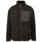 Trespass Mens Sherpa Fleece Jacket – Full Zip, Borg Collar, Airtrap Buck B