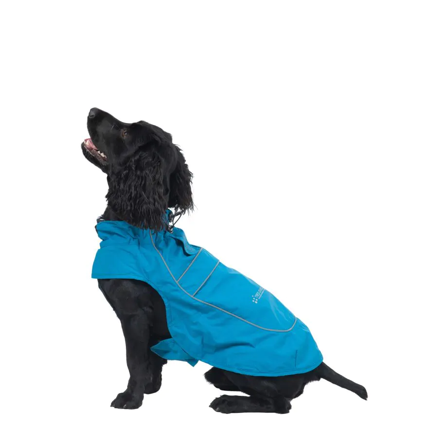 Trespaws Medium Cinder Mae Dog Raincoat Trespass