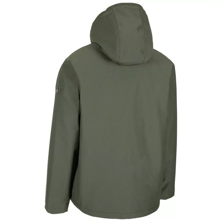 Trespass Anak TP75 Giacca Softshell Uomo - Nero Marl, Taglia M - Antivento, Traspirante E Resistente All'Acqua - 3