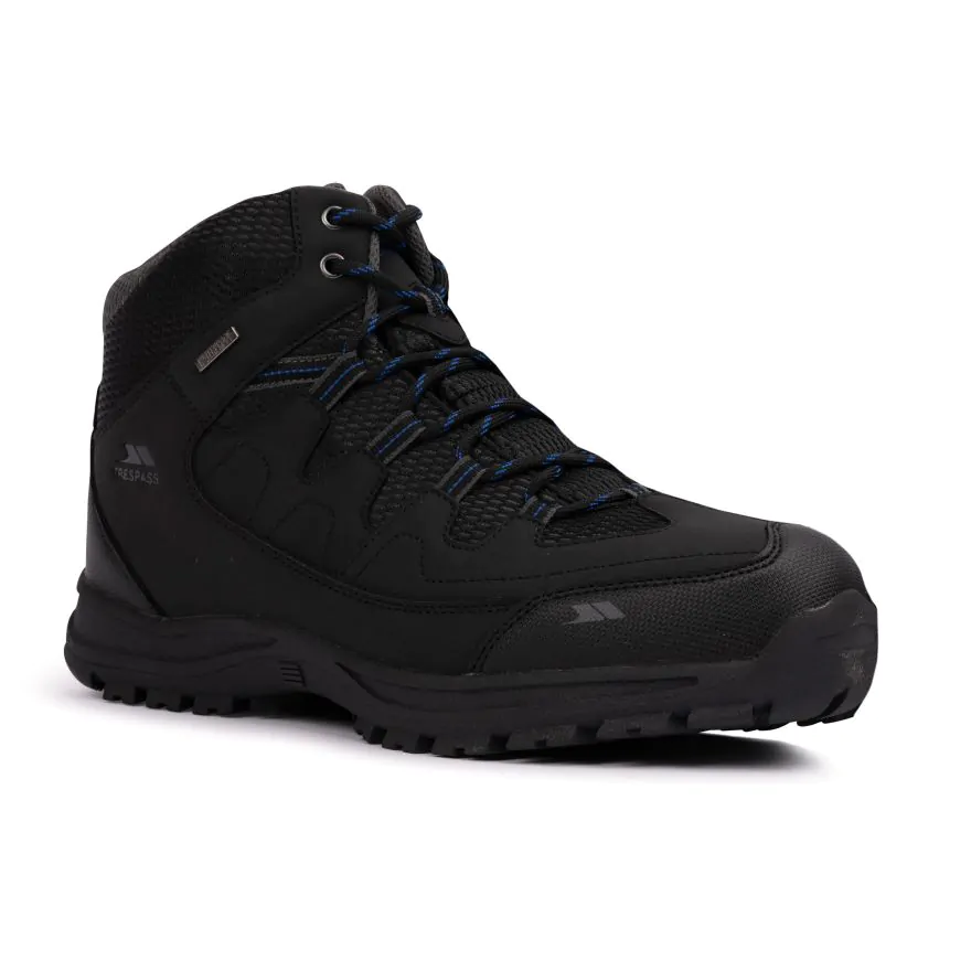 Trespass Mens Finley Mid Waterproof Hiking Boots | Trespass display picture 2