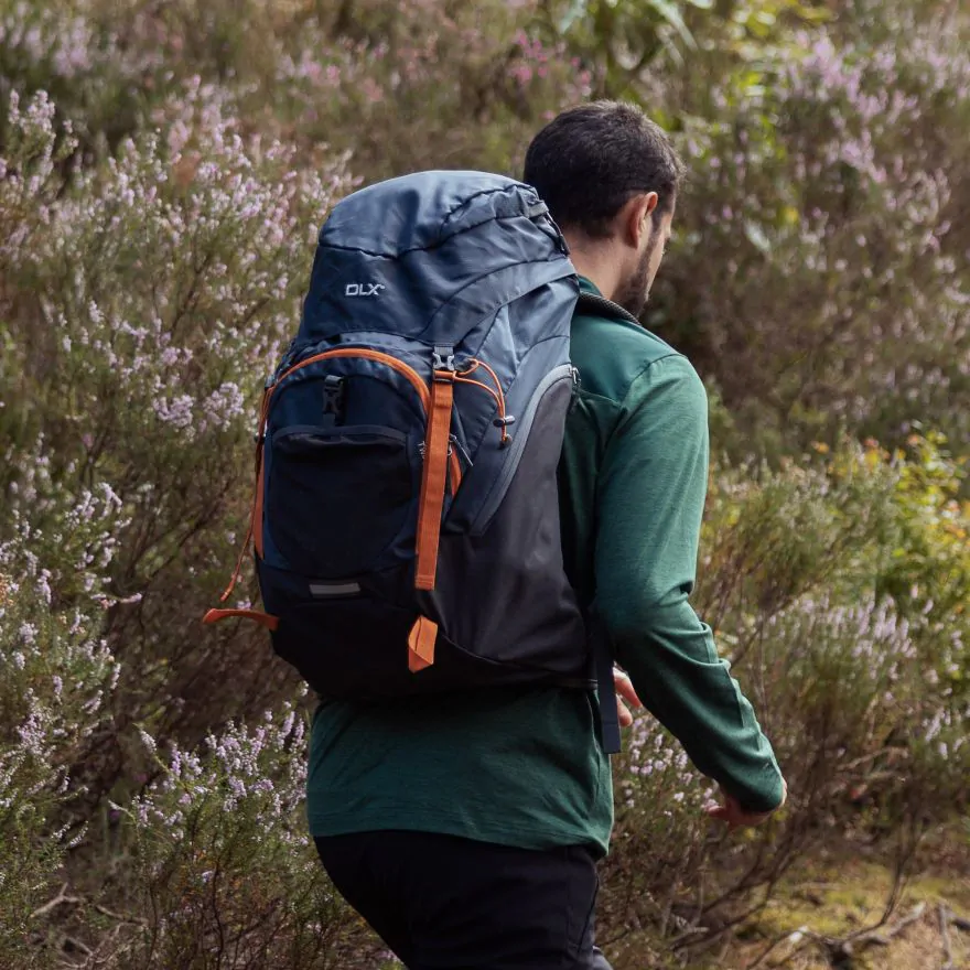 Trespass DLX 45L Rucksack with Raincover Twinpeak | Trespass