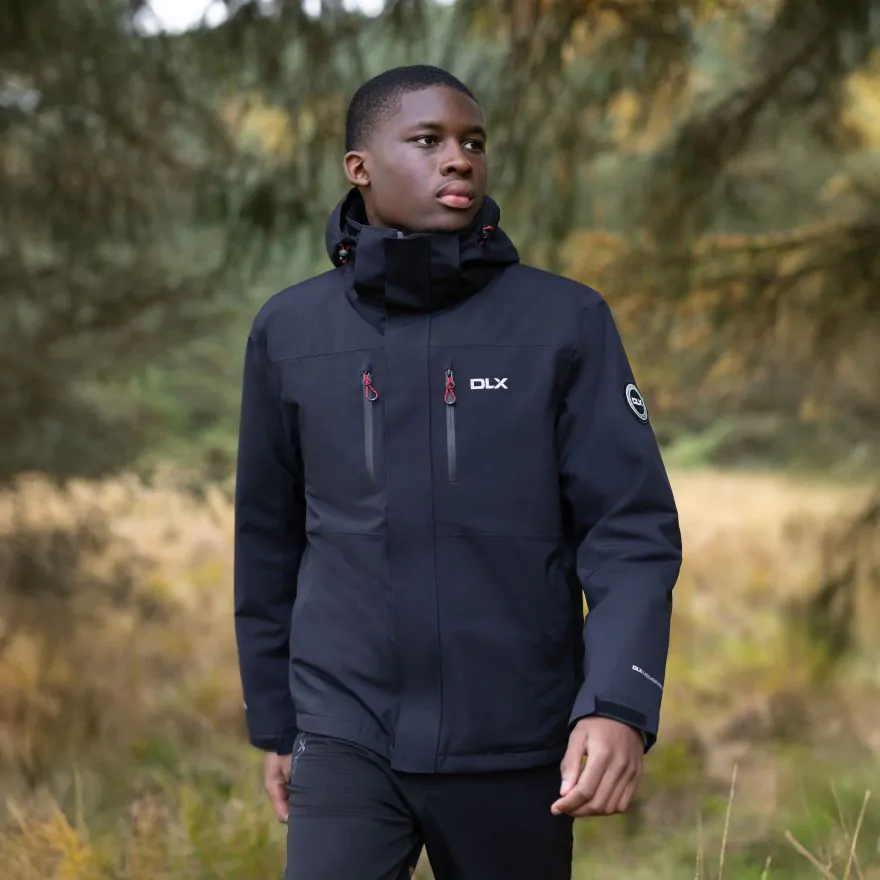 Trespass Mens Padded Waterproof Jacket Zip Off Hood Oswarm Trespass